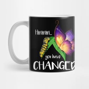 Funny Silly Caterpillar Monarch Butterfly Humor Meme Gift Mug